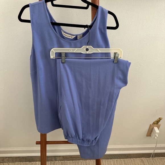 Vintage Y2K periwinkle jumpsuit - Picture 1 of 6